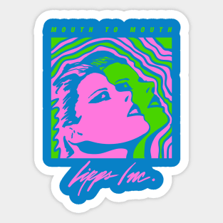 LIPPS INC DISCO RETRO STYLE Sticker